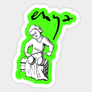 Silvy Enya Drummer Sticker